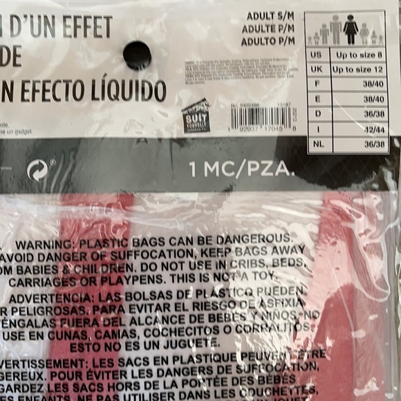 Adult Liquid Catsuits: Red & Black! New! - Picture 8 of 11